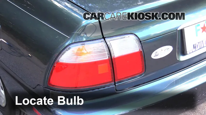 1997 Honda Accord LX 2.2L 4 Cyl. Sedan (4 Door) Lights Tail Light (replace bulb)